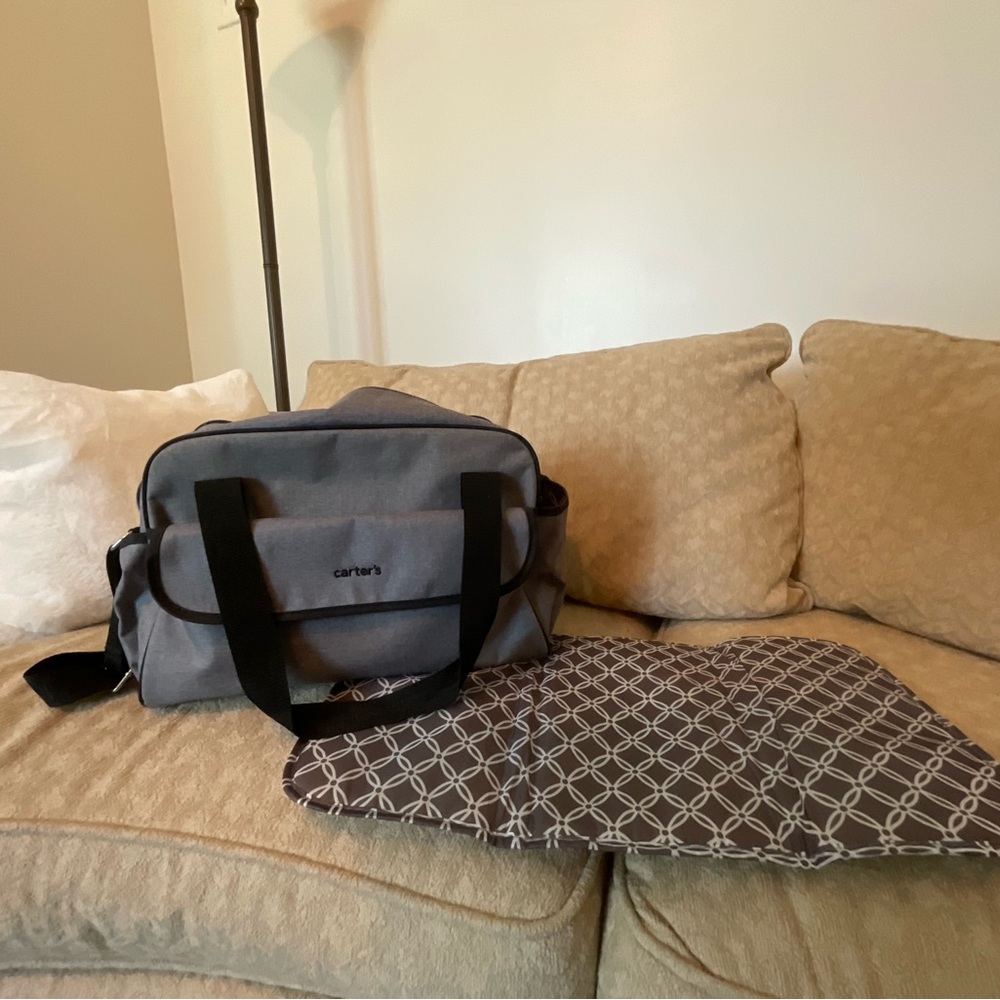 Carter's Diaper Baby Bag with Mat for Changing